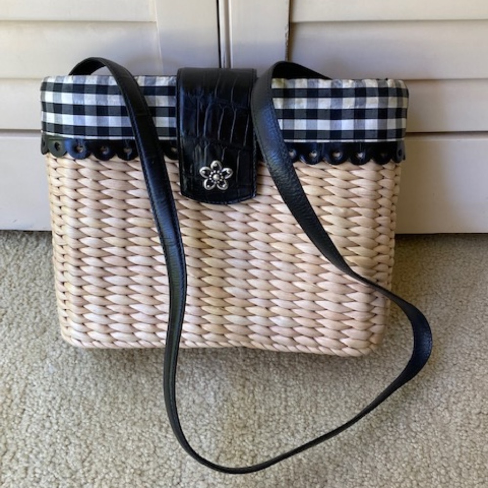 Vintage Brighton Straw Shoulder Bag - Picture 7 of 12